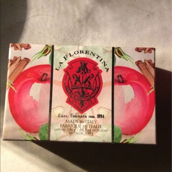 La Florentina Bar soap Italy Apple cinnamon NIB - Picture 2 of 4